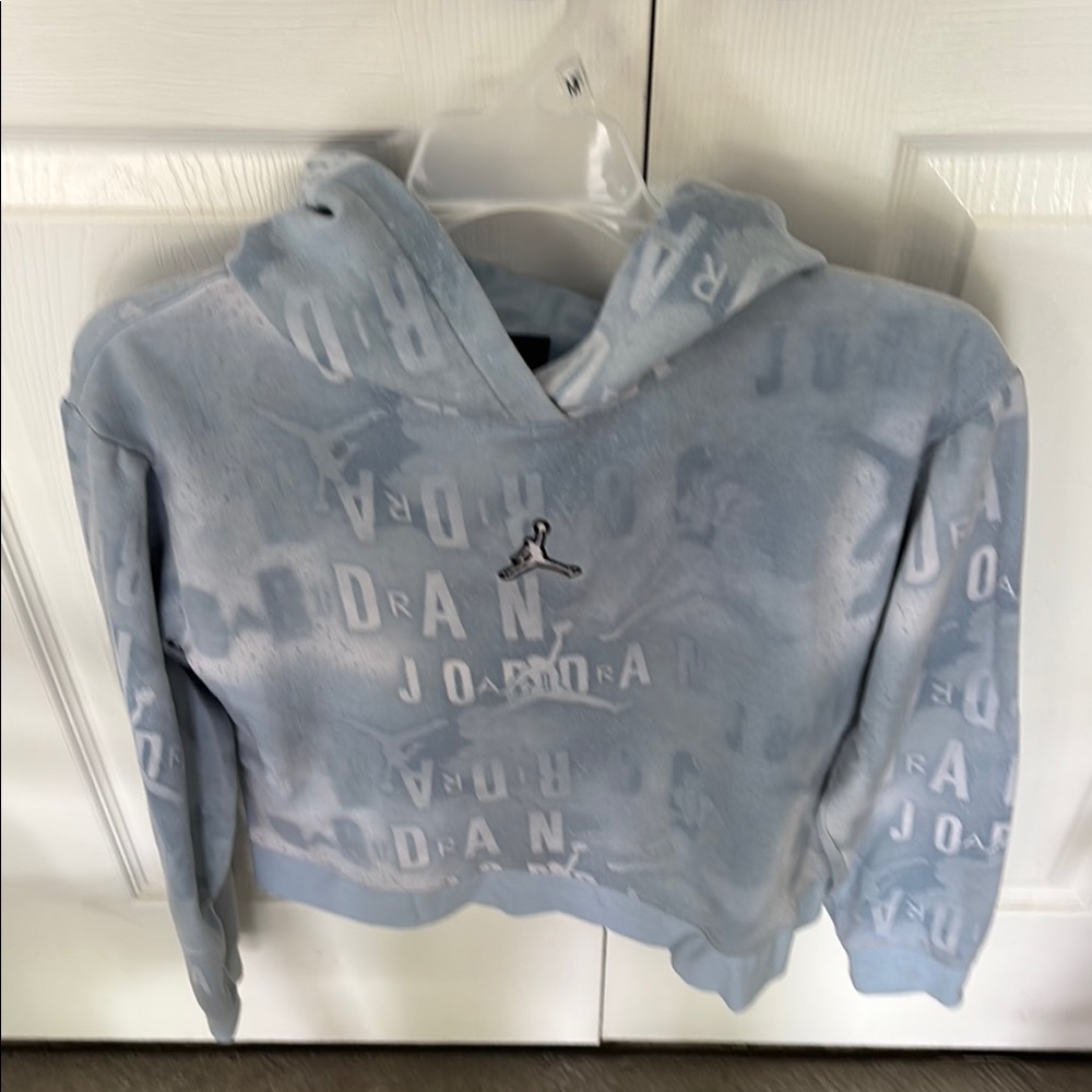 Jordan Light Blue Graphic Hoodie
